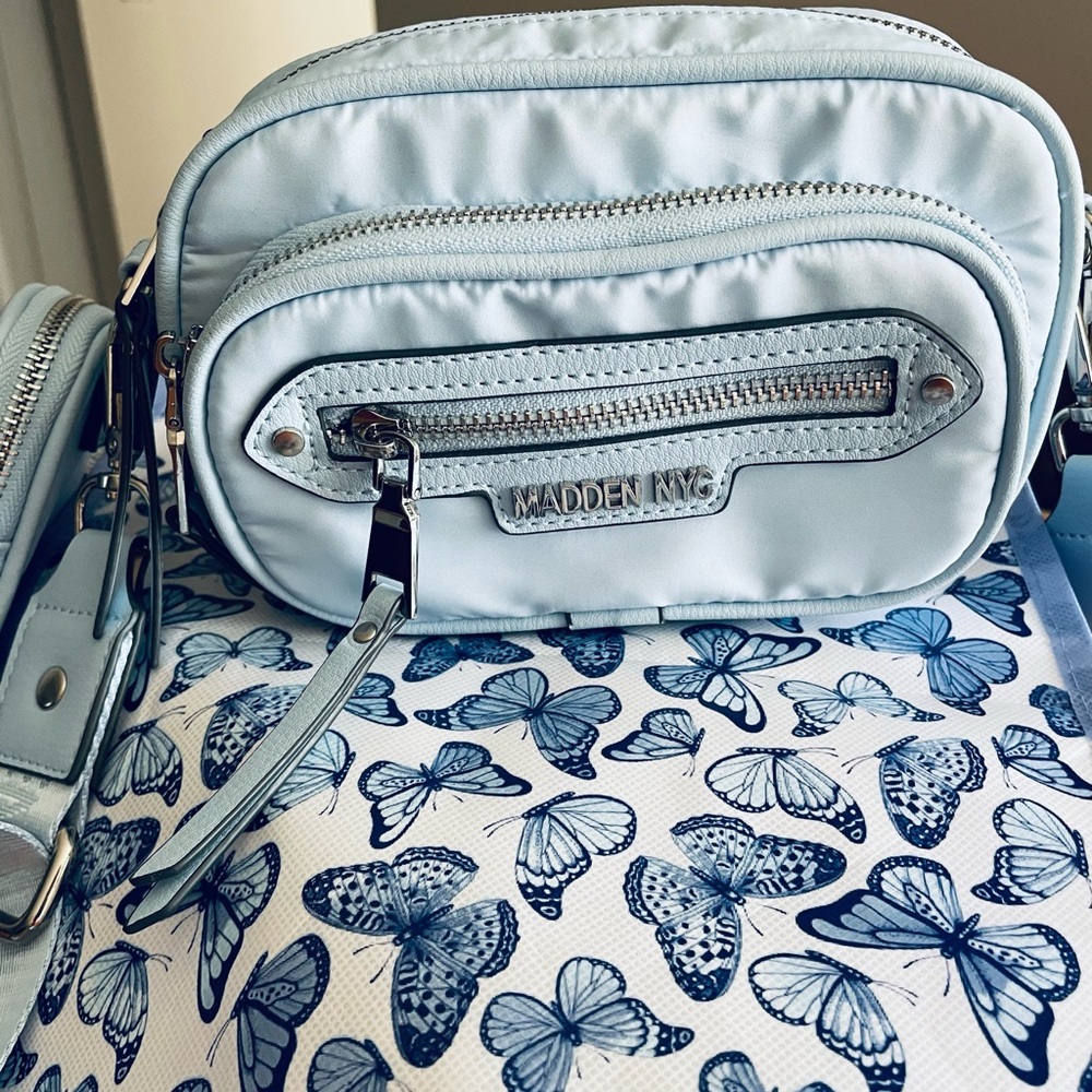 Madden NYC Light Blue Crossbody Bag